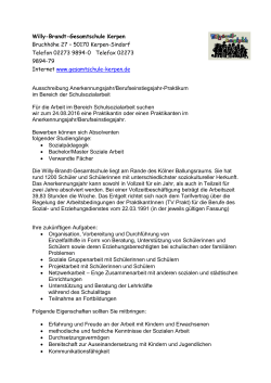 Willy-Brandt-Gesamtschule Kerpen Bruchhöhe 27 – 50170