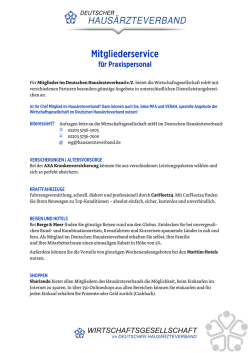 Bundesverband Mitgliederservice für Praxispersonal