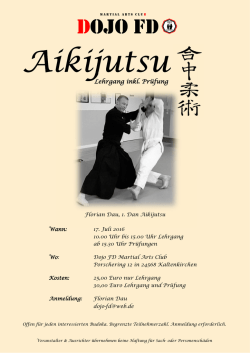 DOJO FD - Budo-News