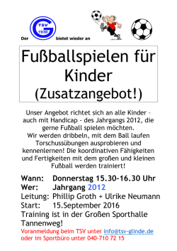im Flyer - Glinde