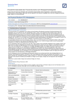 Aktuelles Produktinformationsblatt vom 29.06.2016 um 11:28