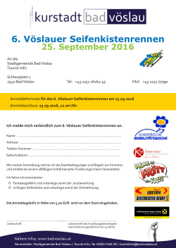 Anmeldeformular downloaden
