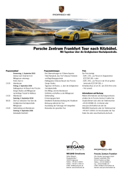 Zur Anmeldung - Porsche Zentrum Frankfurt