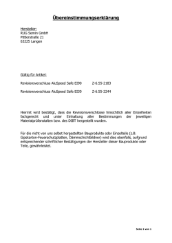 Montageanleitung für Revisionsklappen Alumatik mit und ohne