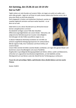 Gut zu Fu&szlig; - Physio Balance