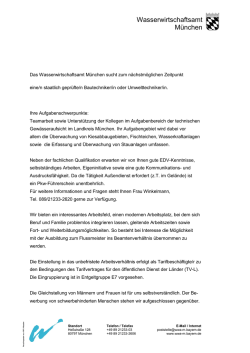 i_Interner Vermerk 1 - Wasserwirtschaftsamt M&uuml;nchen