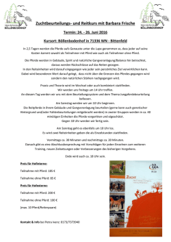 Infos - Susi Korf