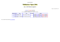 Mühlacker Open 2016 - Taekwondo Mühlacker eV