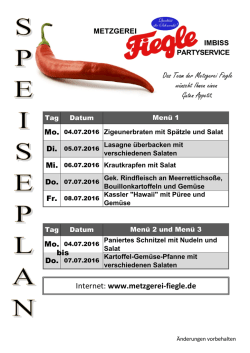 Internet: www.metzgerei-fiegle.de Das Team der Metzgerei Fiegle