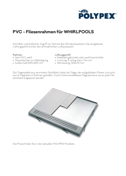 PVC - Fliesenrahmen für WHIRLPOOLS