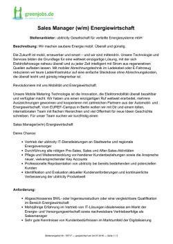 Dieses Stellenangebot als PDF speichern