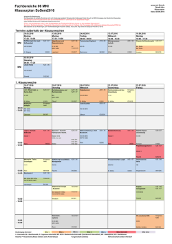 MNI Klausurplan SoSem 2016