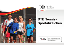 DTB Tennis- Sportabzeichen