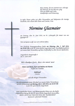 Glazmeier Hermine - 26.6.2016