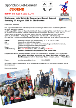 jugend - Sportclub Biel