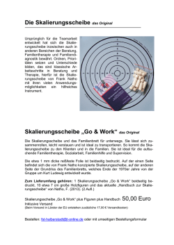 direkt beim Hersteller - Die Skalierungsscheibe