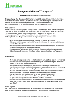 Dieses Stellenangebot als PDF speichern