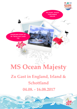 MS Ocean Majesty - Reisejournal on Tour
