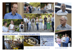 hinterlegt. - Lions Club Mosbach