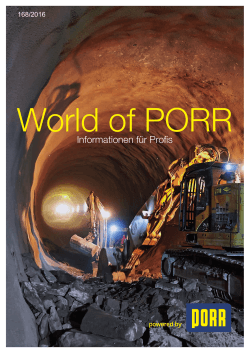 PDF-Version - World of PORR