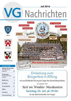 Heft Juli 2016 - VG