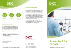 DKC Image-Flyer - DKC Kommunalberatung GmbH