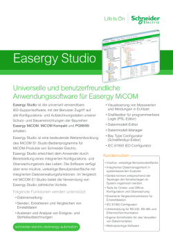 Easergy Studio