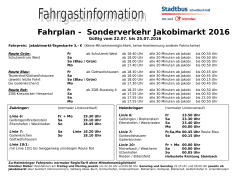 Fahrplan Stadtbus Jakobimarkt 2016