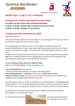 JUGEND - Sportclub Biel