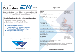 Exkursion - Fraunhofer IEM