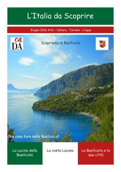 Italia da scoprire- Basilicata