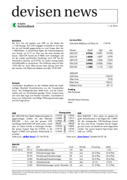 Informative Mittelkurse und Preise um 7.49 Uhr Devisen Aktuell High