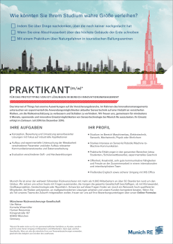PRAKTIKANT(m/w) - RWTH Aachen University