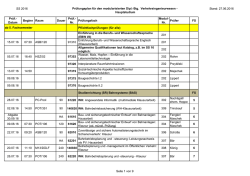 Hauptstudium, modul. DPO