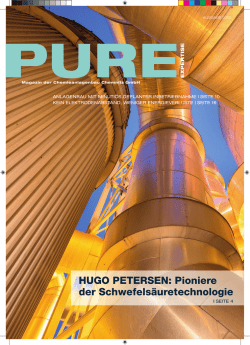 HUGO PETERSEN - Chemieanlagenbau Chemnitz GmbH