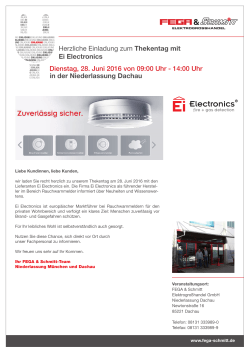 Dienstag, 28. Juni 2016 von 09:00 Uhr