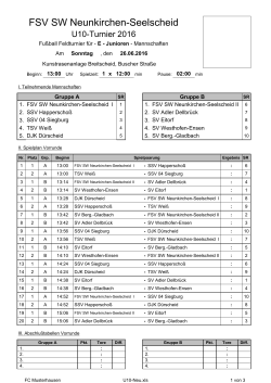 Spielplan_U10 - FSV Neunkirchen