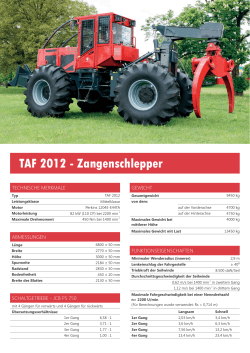 TAF 2012 - Zangenschlepper
