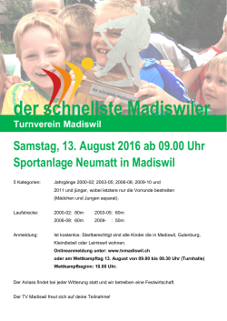zum Flyer - TV Madiswil