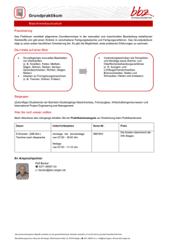 Grundpraktikum - (bbz) der IHK Siegen
