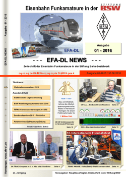 EFA-DL NEWS 01-2016