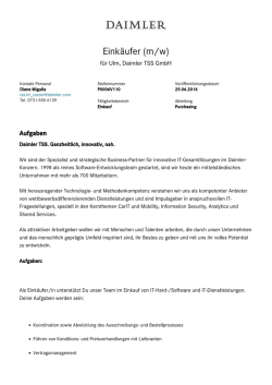 Eink&auml;ufer (m/w)
