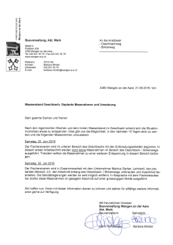 Information vom 21.06.2016