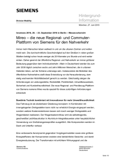 Hintergrundinformation: Mireo &ndash; die neue Regional- und