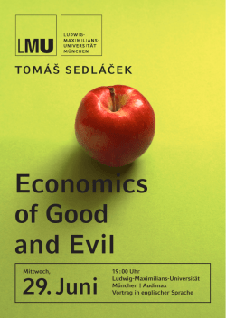 Economics of Good and Evil
