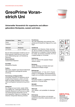 GreoPrime Voranstrich Uni