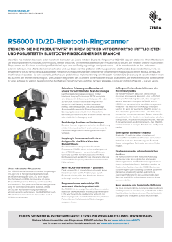 RS6000 1D/2D-Bluetooth-Ringscanner