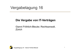 Die Vergabe von IT