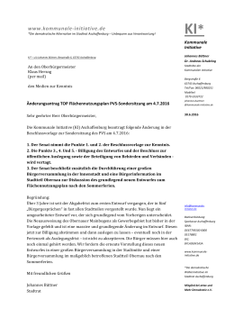 Antrag - Kommunale Initiative Aschaffenburg