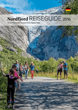 Nordfjord REISEGUIDE 2016